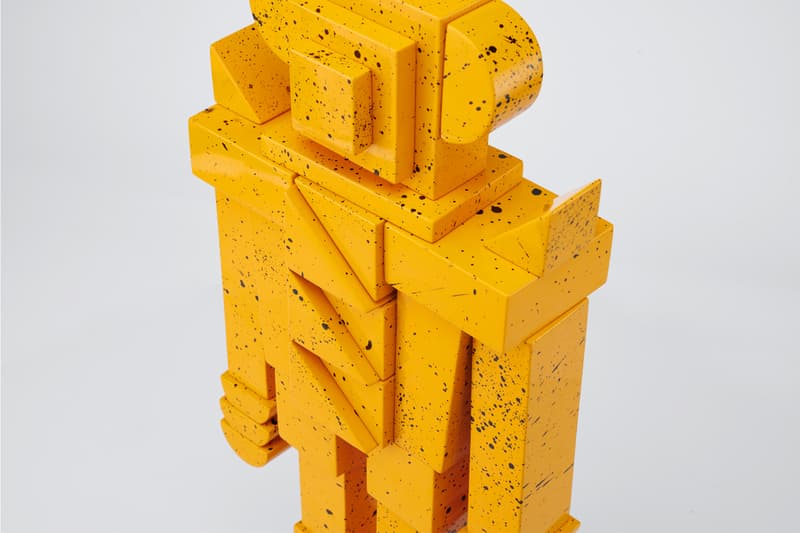 design by reborn lotus series robot sculptures lacquer wood gray yellow official pre order release date info photos price store list buying guide