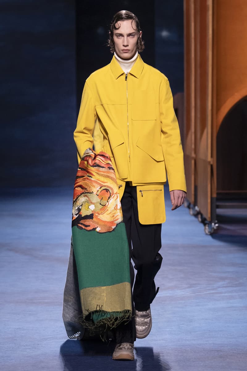 Dior Fall/Winter 2021 Collection Runway Show peter doig kim jones menswear fw21 lookbook