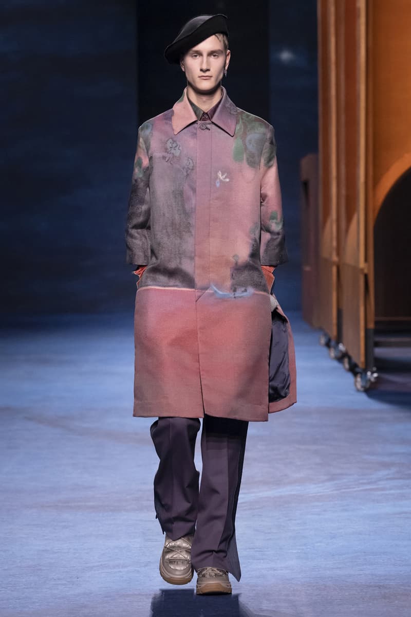 Dior Fall/Winter 2021 Collection Runway Show peter doig kim jones menswear fw21 lookbook