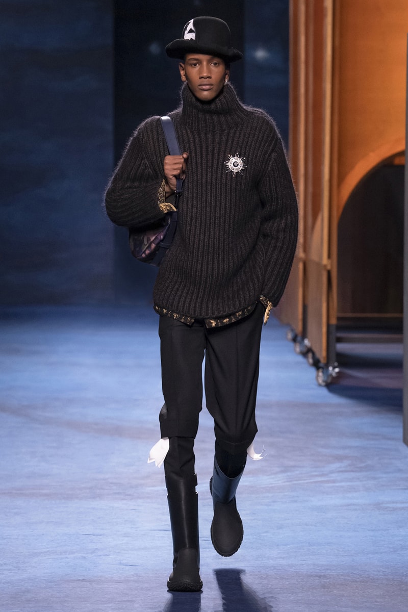 Dior Fall/Winter 2021 Collection Runway Show peter doig kim jones menswear fw21 lookbook