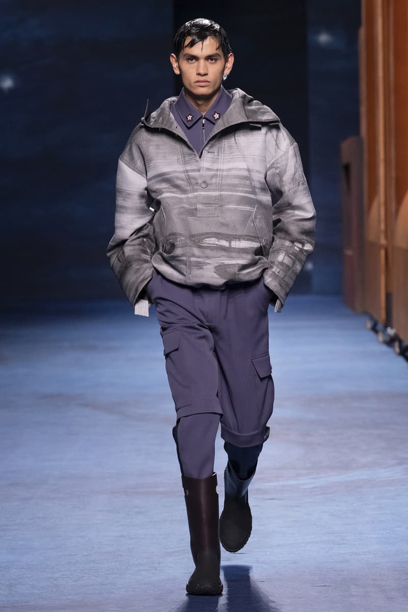 Dior Fall/Winter 2021 Collection Runway Show peter doig kim jones menswear fw21 lookbook