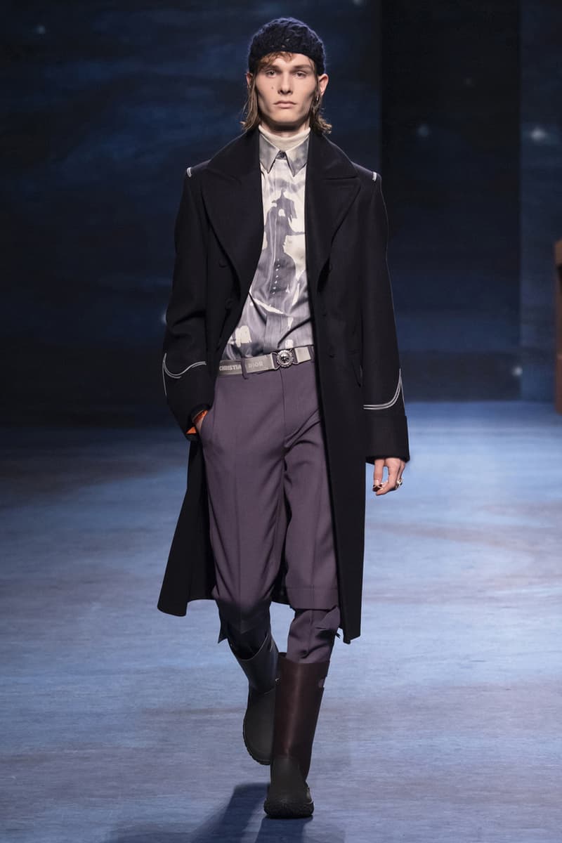 Dior Fall/Winter 2021 Collection Runway Show peter doig kim jones menswear fw21 lookbook