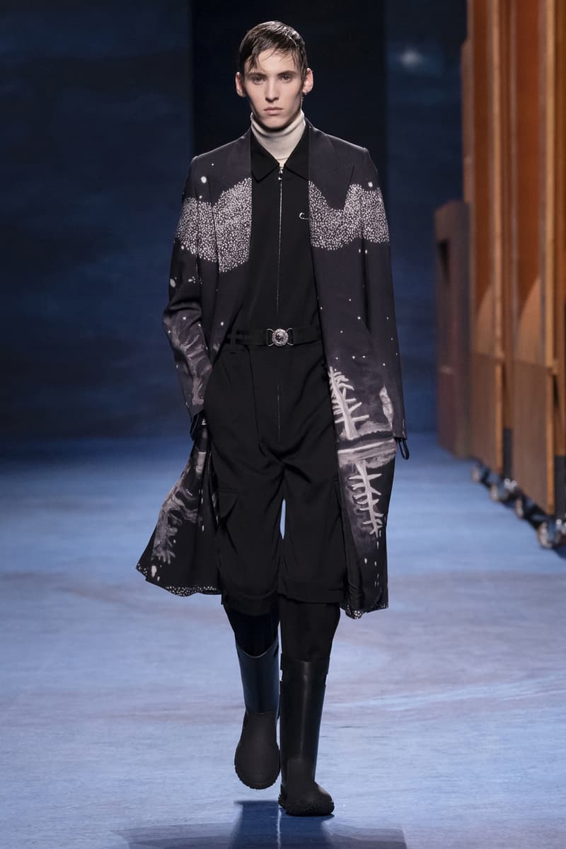 Dior Fall/Winter 2021 Collection Runway Show peter doig kim jones menswear fw21 lookbook