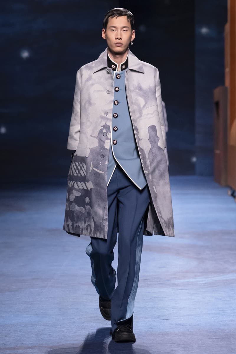 Dior Fall/Winter 2021 Collection Runway Show peter doig kim jones menswear fw21 lookbook