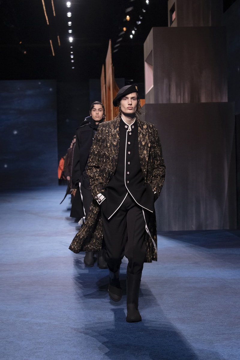 Dior Fall/Winter 2021 Collection Runway Show peter doig kim jones menswear fw21 lookbook
