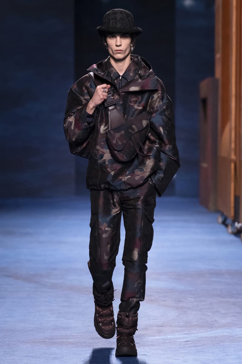 Dior Fall/Winter 2021 Collection Runway Show peter doig kim jones menswear fw21 lookbook