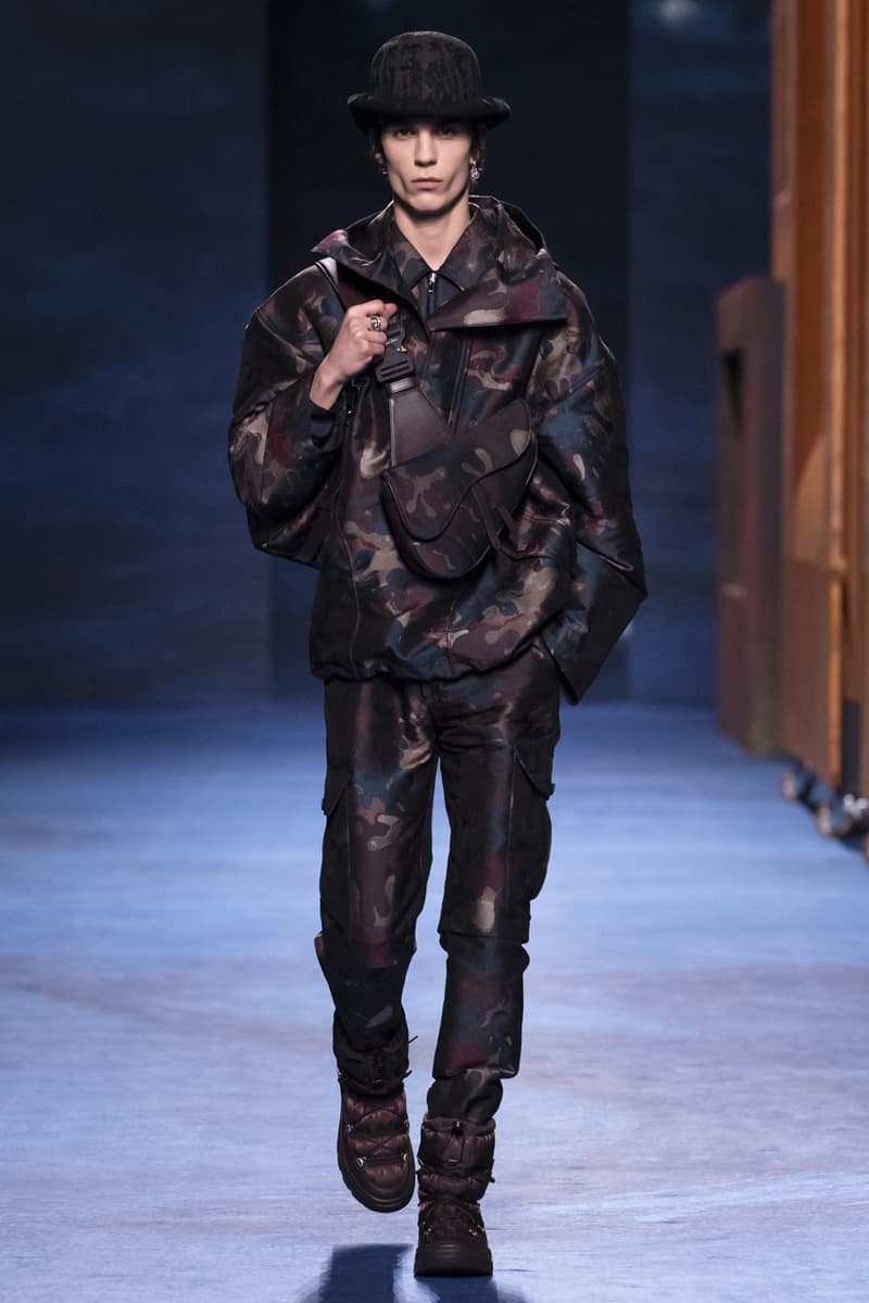 Dior Fall/Winter 2021 Collection Runway Show peter doig kim jones menswear fw21 lookbook