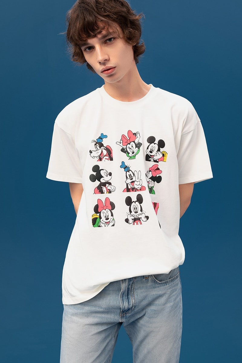 Disney x Levi's Capsule Collection Lookbook Mickey Mouse Minnie Mouse Goofy Characters Cartoons Denim 502 Jeans Sweaters Bomber Jacket Shirts Overshirts