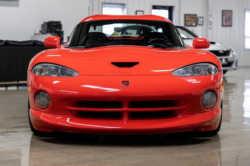 1997 Dodge Viper GTS Coupe Auction with 17 Miles Red Supercar Bring a Trailer Rare Low Mileage