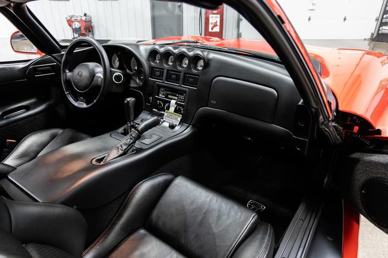 1997 Dodge Viper GTS Coupe Auction with 17 Miles Red Supercar Bring a Trailer Rare Low Mileage