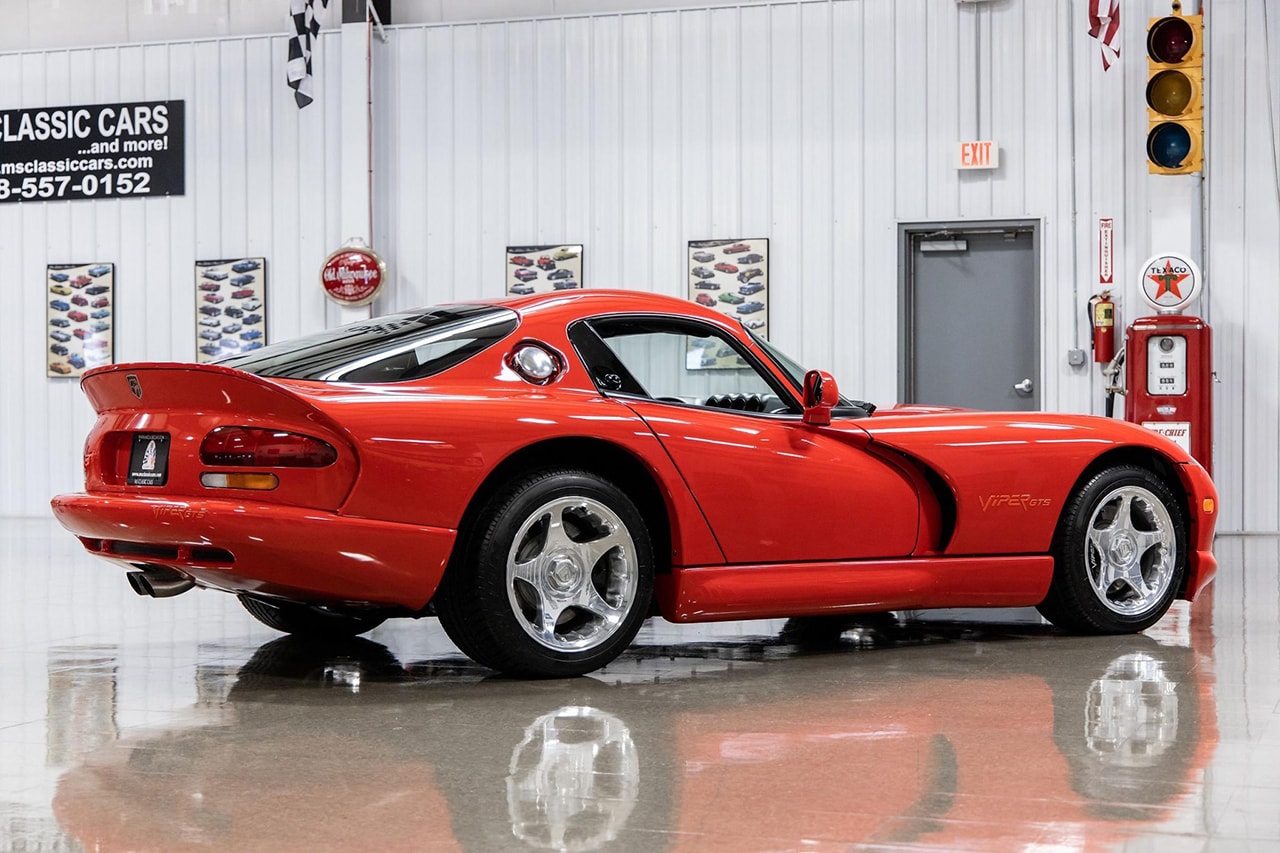 1997 Dodge Viper GTS Coupe Auction with 17 Miles Red Supercar Bring a Trailer Rare Low Mileage