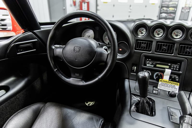 1997 Dodge Viper GTS Coupe Auction with 17 Miles Red Supercar Bring a Trailer Rare Low Mileage