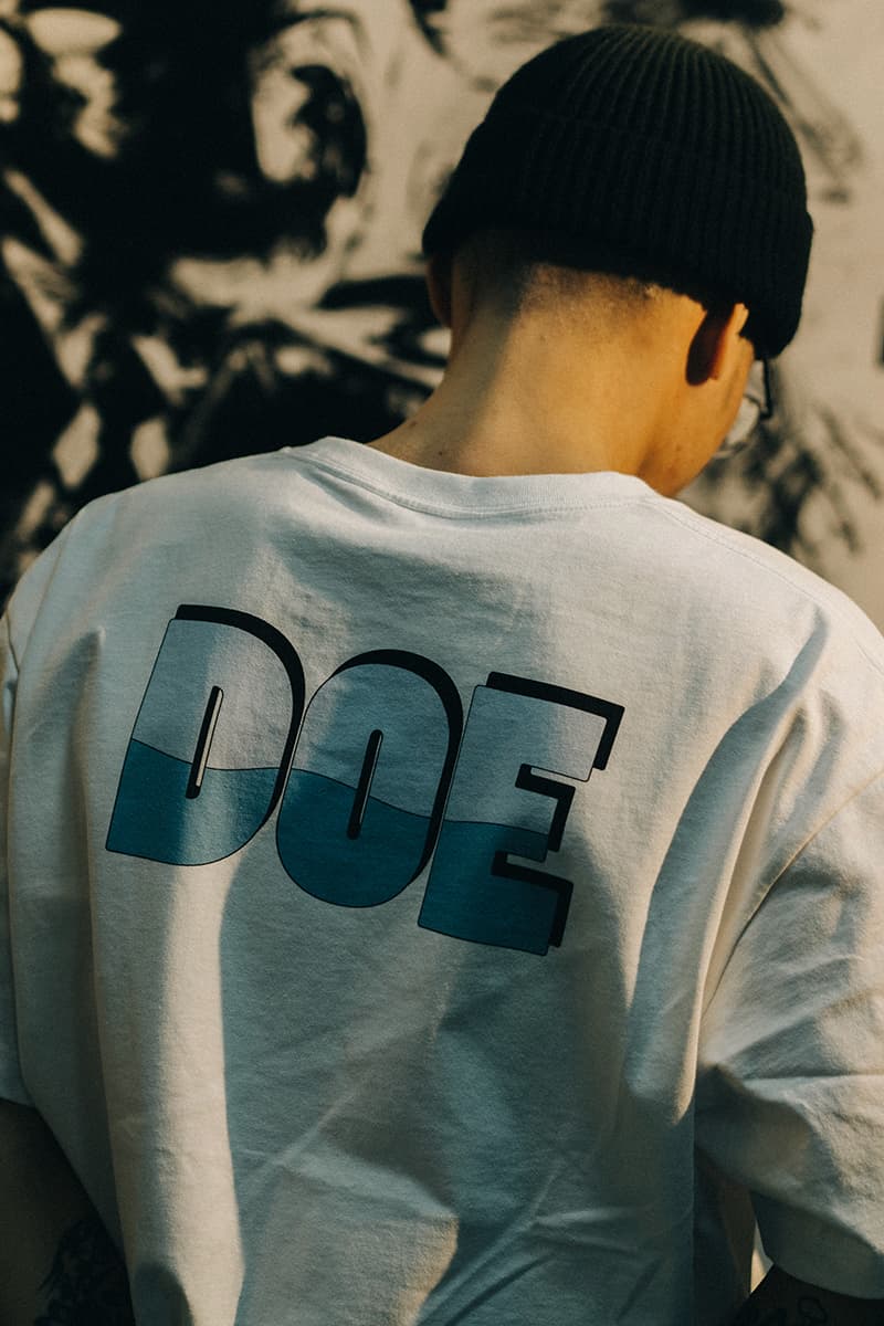 DOE Spring Summer 2021 Lookbook menswear streetwear ss21 collection jackets shirts trousers pants button ups pants kicks outerwear info