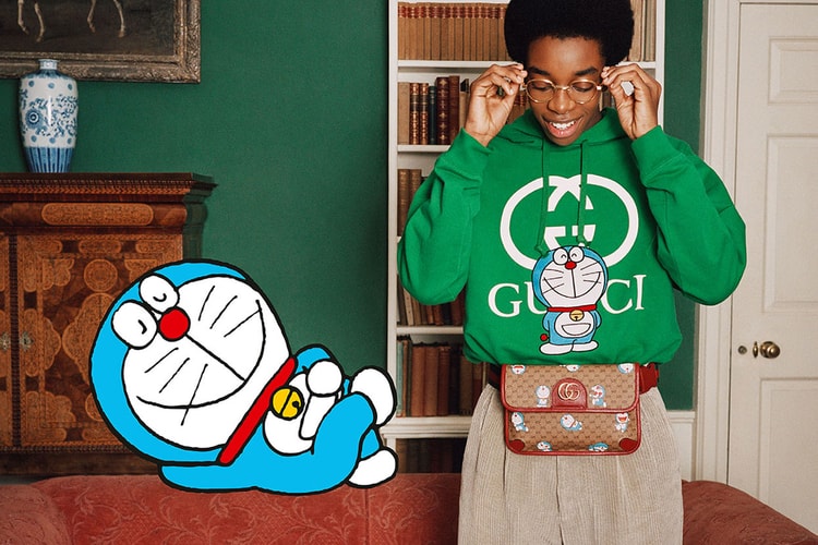 Doraemon Pals Around With Gucci Models in Collaborative Lookbook