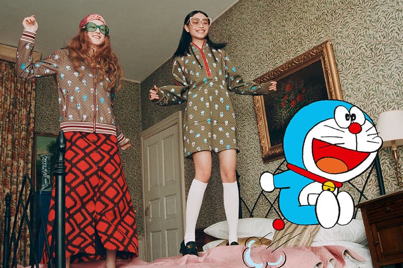 Doraemon x Gucci Chinese New Year Collaboration collection release date info buy january 20 bags apparel ready-to-wear