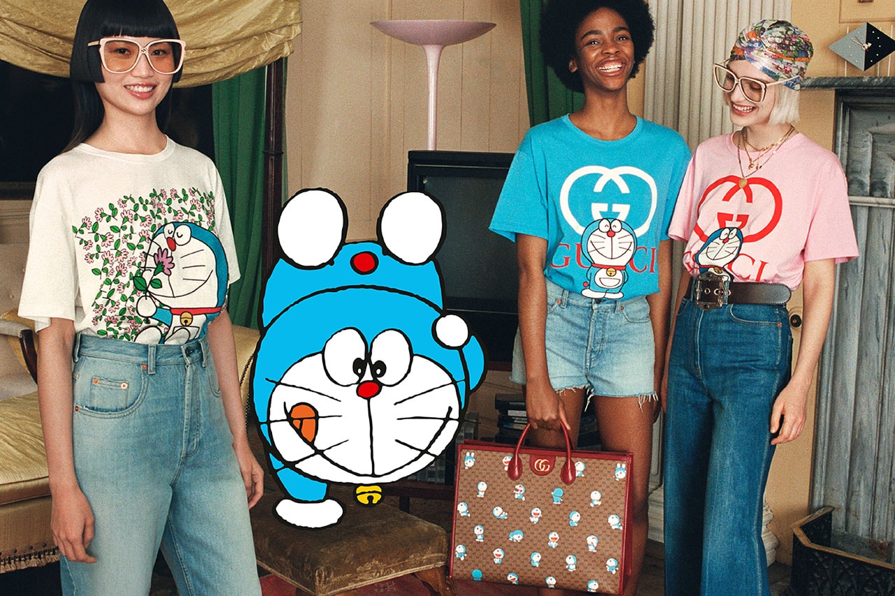 Doraemon x Gucci Chinese New Year Collaboration collection release date info buy january 20 bags apparel ready-to-wear