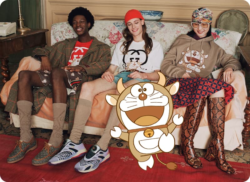 Doraemon x Gucci Chinese New Year Collaboration collection release date info buy january 20 bags apparel ready-to-wear