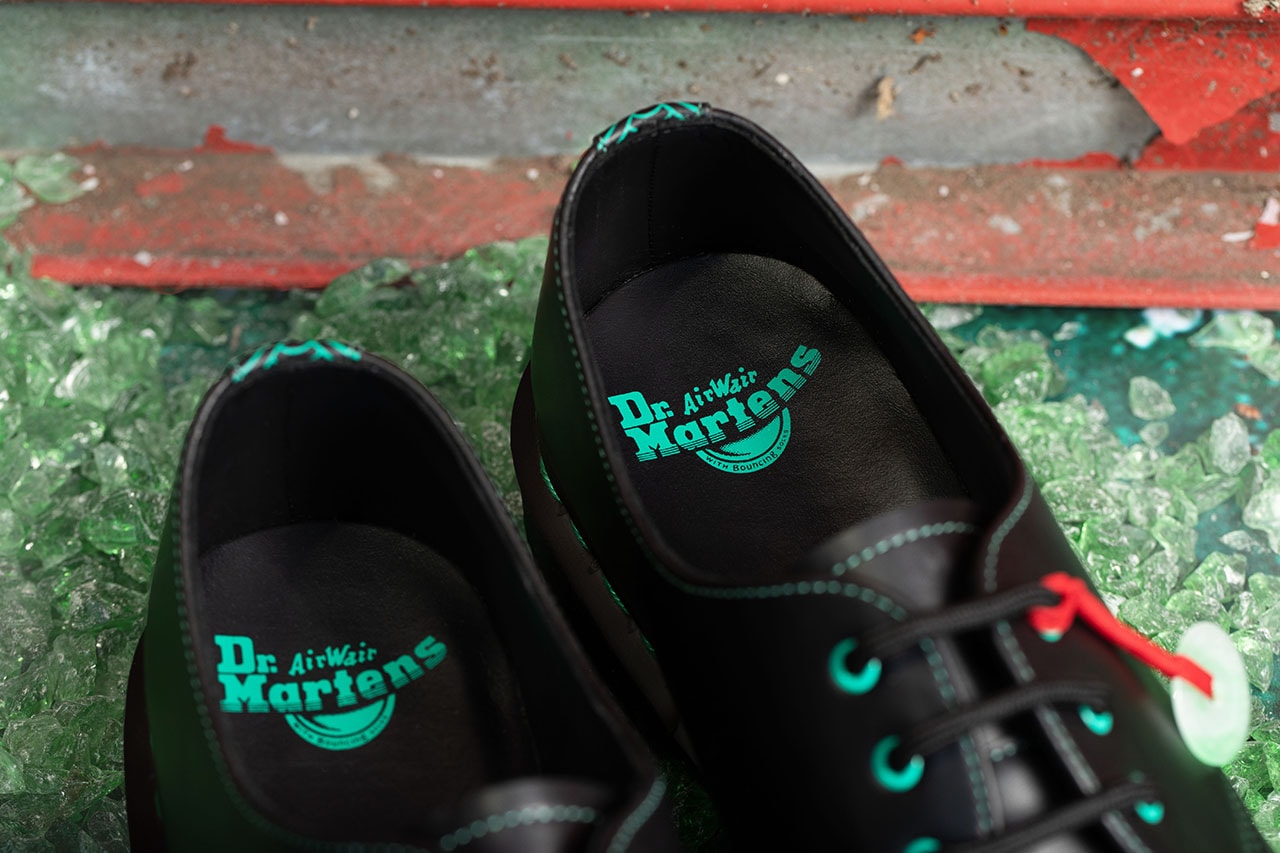 dr. martens 1461 black leather jade water chinese new year release information details