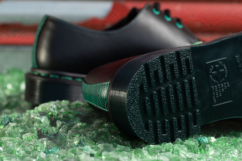 dr. martens 1461 black leather jade water chinese new year release information details