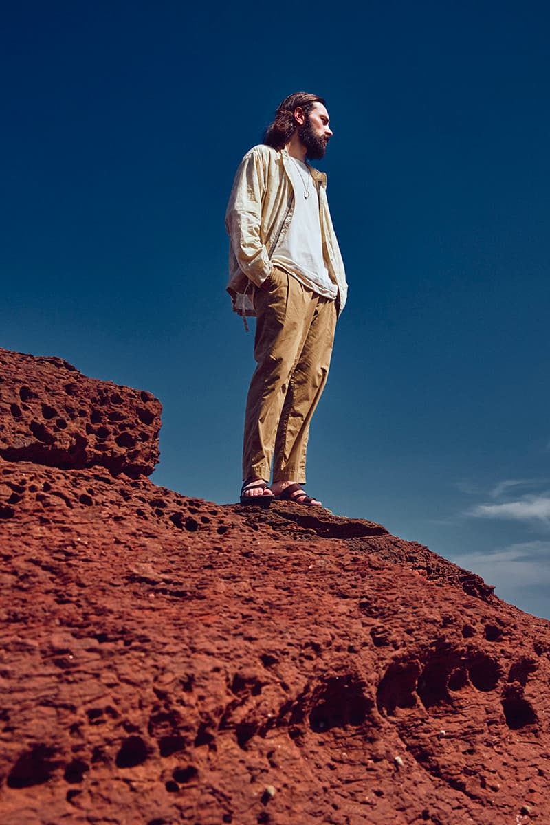 eastlogue spring summer 2021 lookbook menswear streetwear visuals ss21 collection jackets shirts pants trousers button ups tees pants scarves info