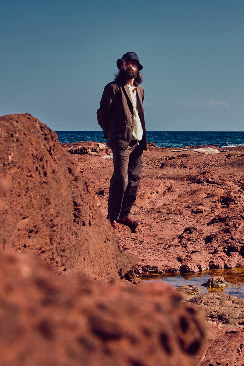 eastlogue spring summer 2021 lookbook menswear streetwear visuals ss21 collection jackets shirts pants trousers button ups tees pants scarves info