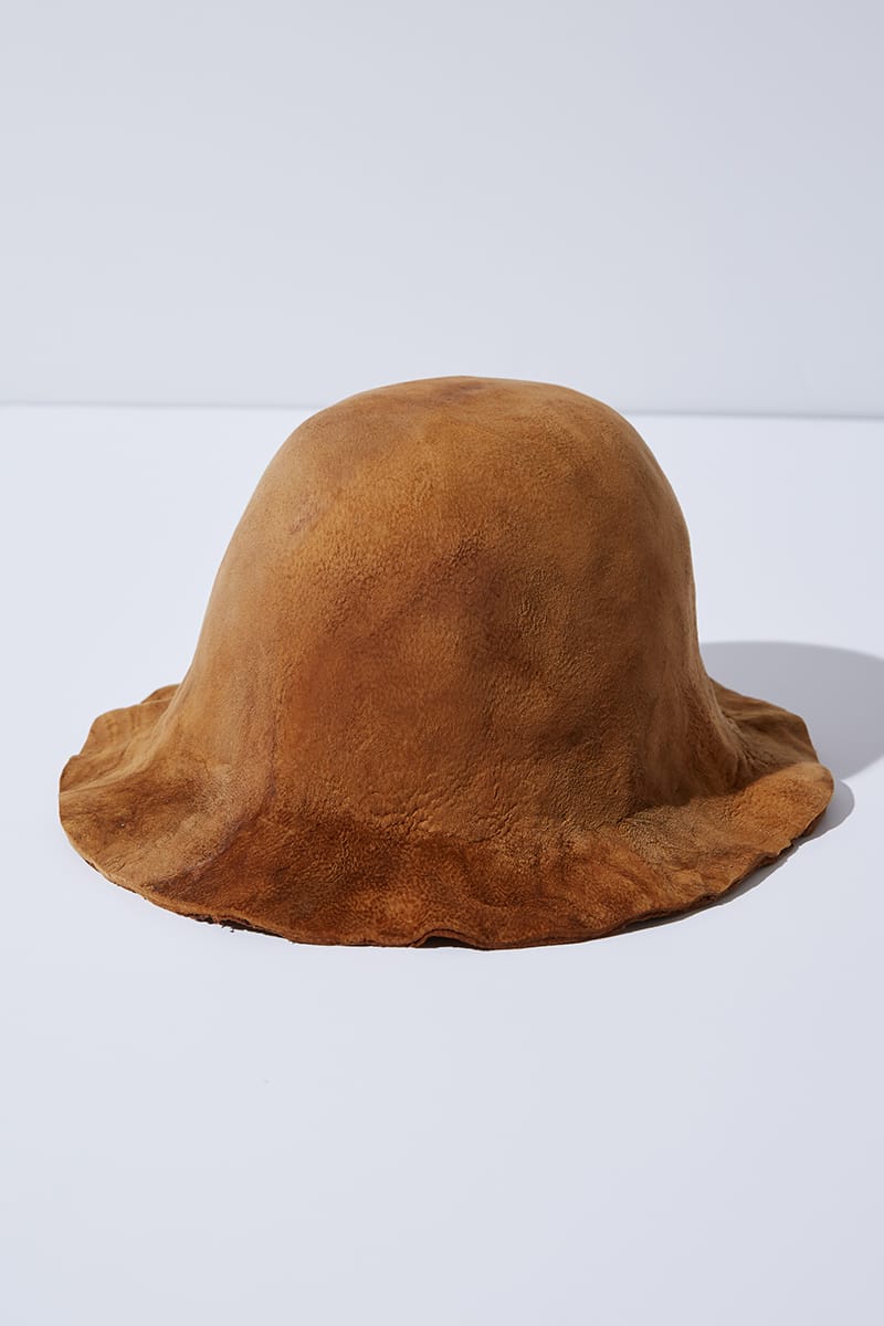 hat made of mushroom