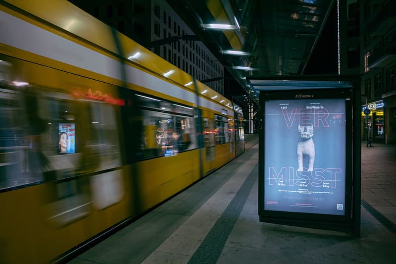 emeka ogboh missing poster campaign looted sculptures dresden germany benin bronzes