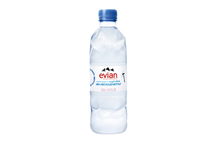 evian Reveals New Virgil Abloh-Designed Water Bottle