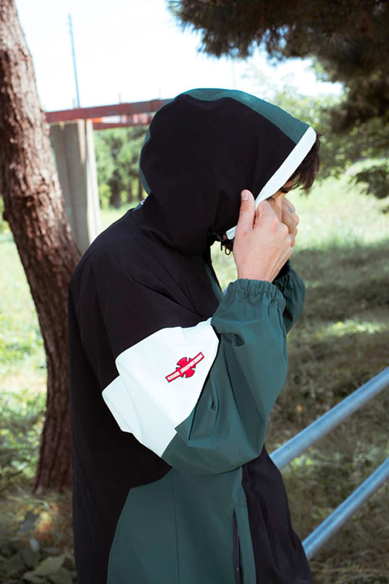 Evisen Skateboards Independent Trucks 2021 Collaboration menswear streetwear sweaters hoodies t shirts tees anorak pants trousers collab lookbooks