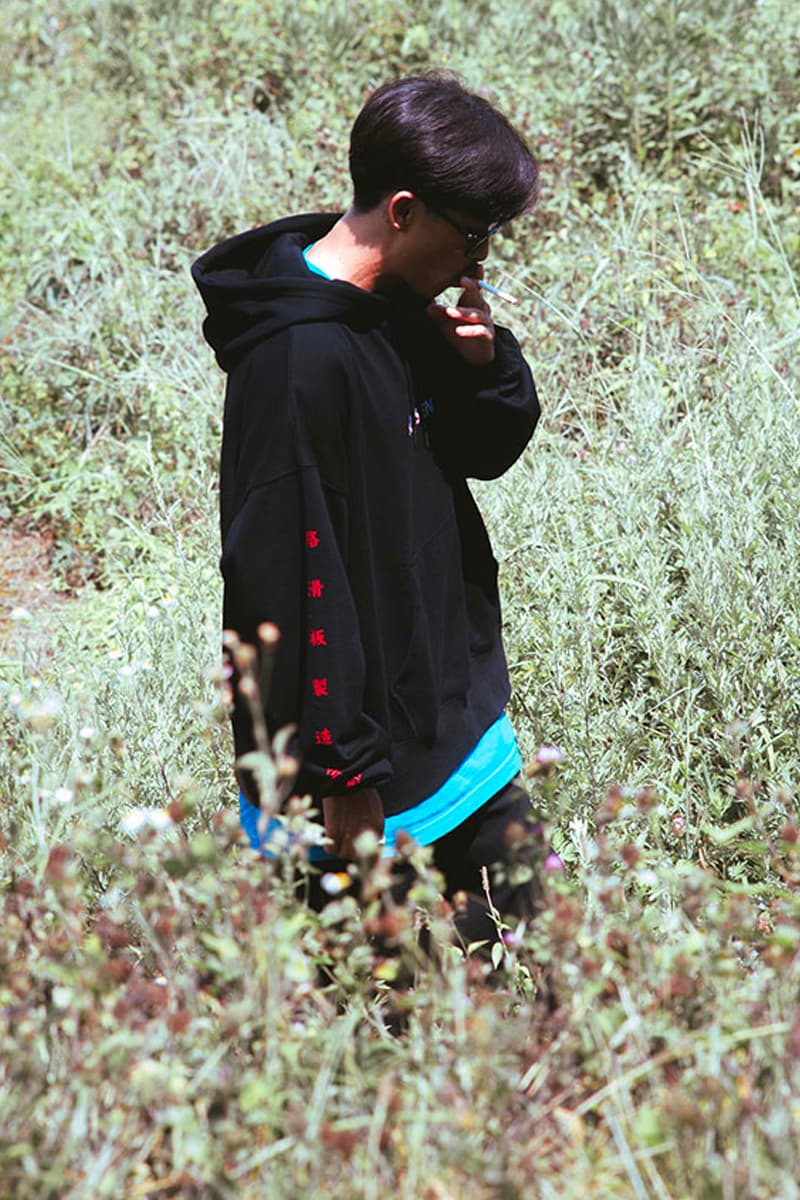Evisen Skateboards Independent Trucks 2021 Collaboration menswear streetwear sweaters hoodies t shirts tees anorak pants trousers collab lookbooks