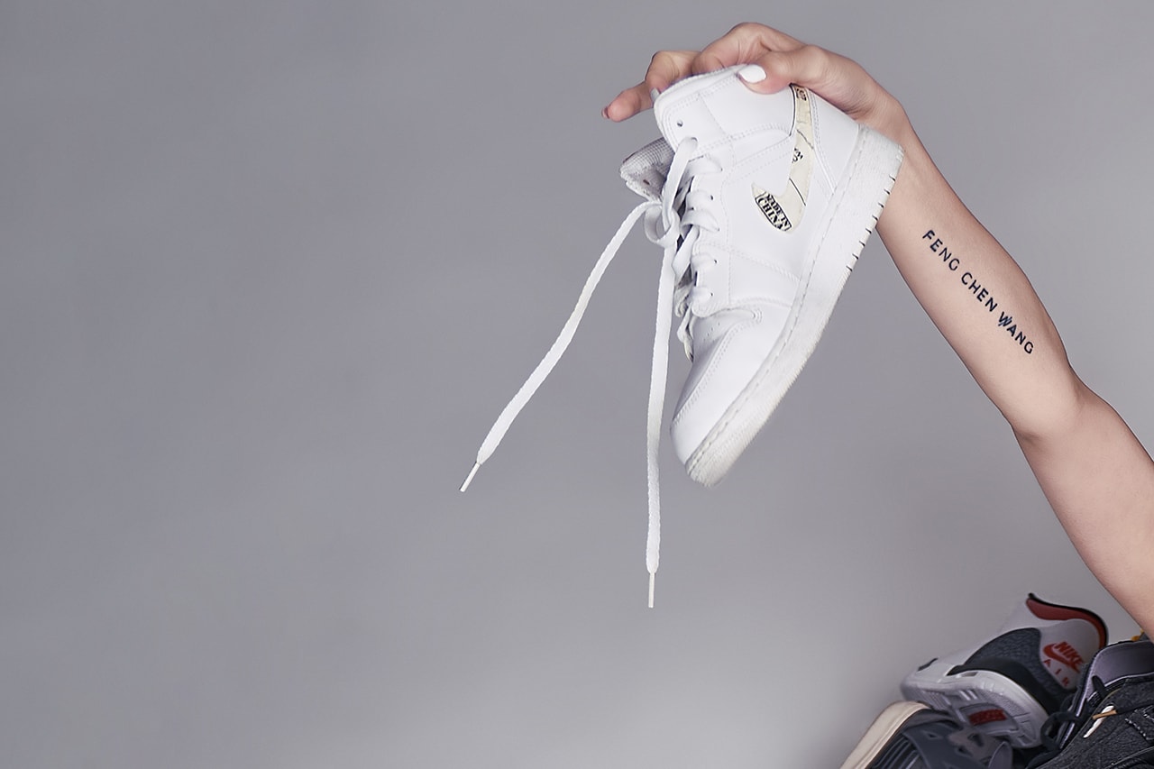 Sole Mates Feng Chen Wang Air Jordan 1 Spring Summer 2018 SS18 Runway Shoe Collaboration AJ1 Mid Sneakers Shoes Trainers Basketball Converse Chuck 70 Pro Leather Chinese Design Female Male Concepts Rare Interview HYPEBEAST Michael Jordan MJ BBall China