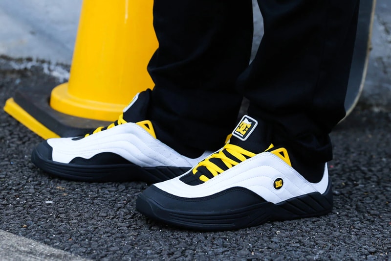 fxxking rabbits dc shoes williams slim court graffik white black yellow official release date info photos price store list buying guide