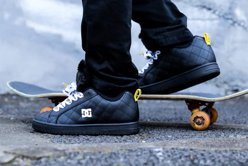 fxxking rabbits dc shoes williams slim court graffik white black yellow official release date info photos price store list buying guide