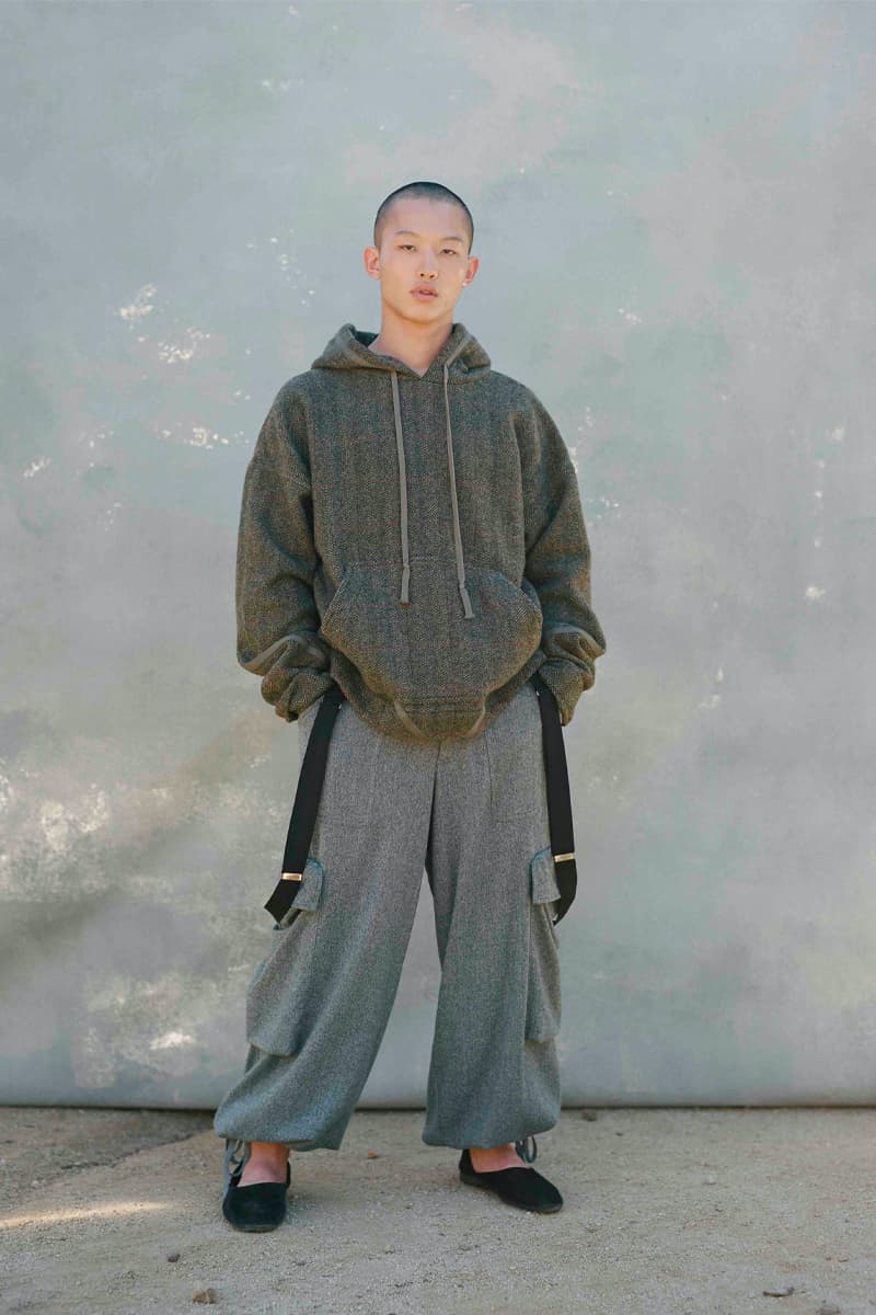 Greg Lauren Fall/Winter 2021 Lookbook Collection FW21 Sustainable Fashion Scrapworks Stichworks Fabrics Yardage Garments Clothing Reuse Reduce Repurpose Rework Scraps Wool Los Angeles Ralph Lauren Nephew LA Based