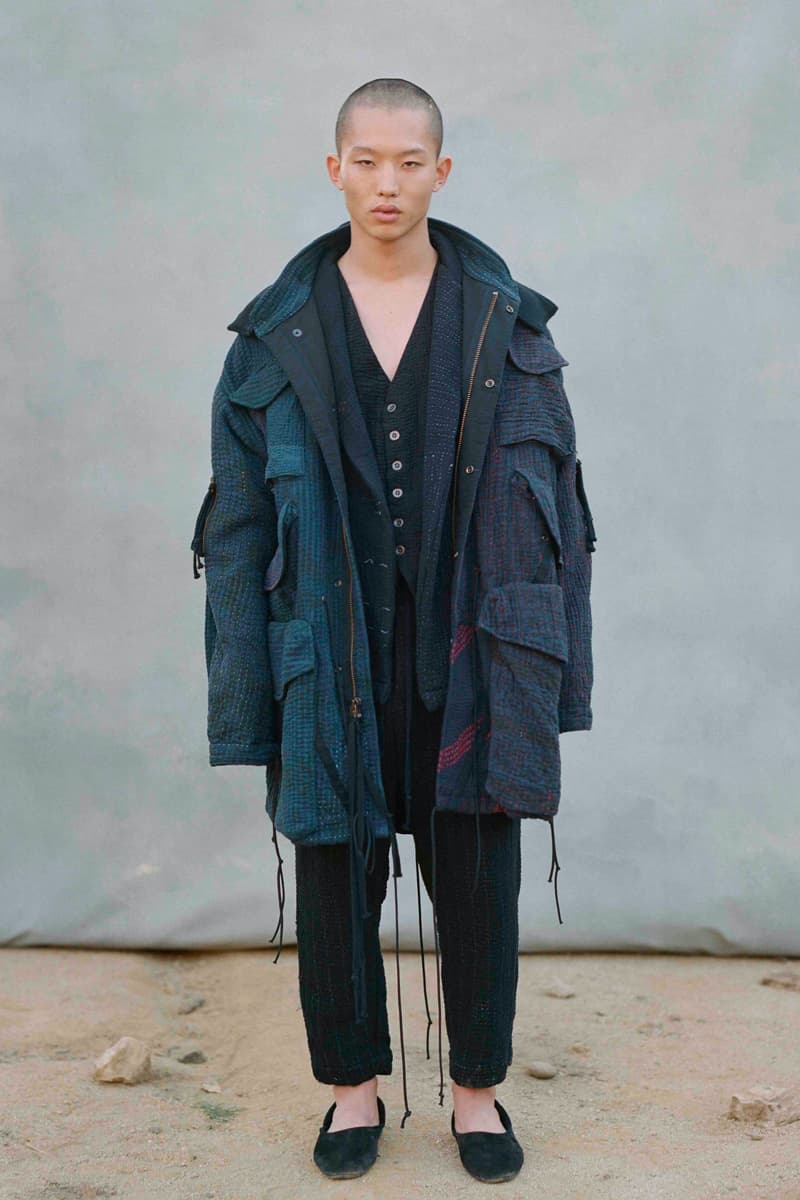 Greg Lauren Fall/Winter 2021 Lookbook Collection FW21 Sustainable Fashion Scrapworks Stichworks Fabrics Yardage Garments Clothing Reuse Reduce Repurpose Rework Scraps Wool Los Angeles Ralph Lauren Nephew LA Based