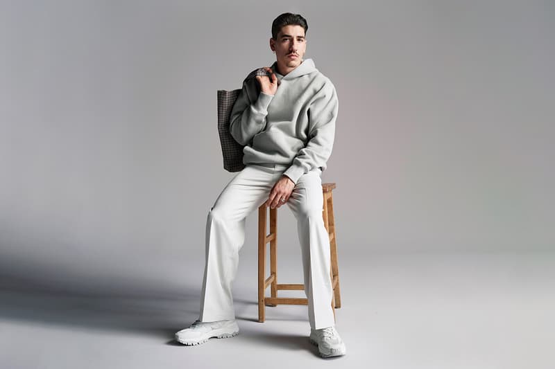  hector bellerin hm menswear collection release info store list price buying guide photos trousers pants hoodie bucket hat tote bag windbreaker shirt button up tee tank top jacket blazer 5 panel plaid denim arsenal fc