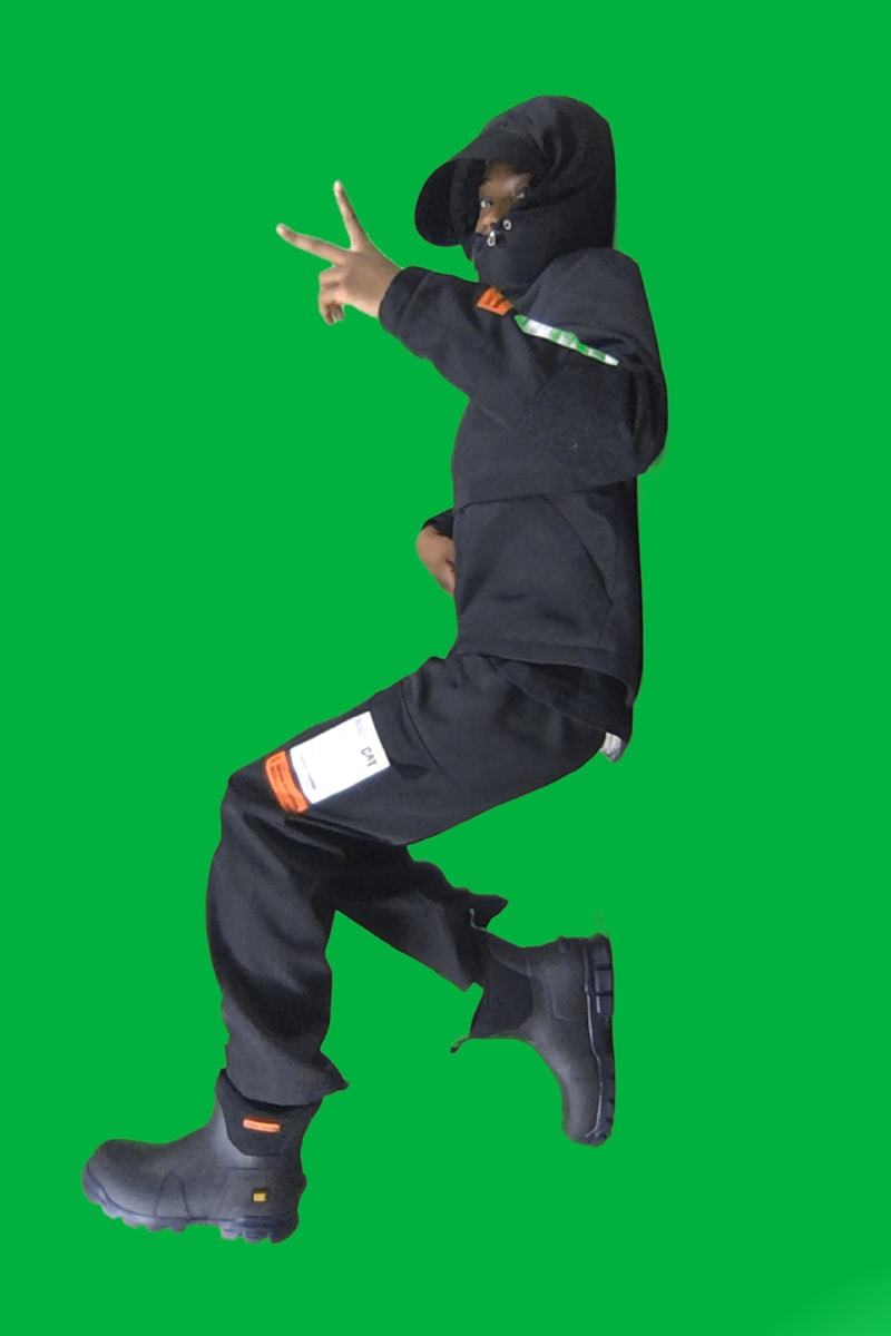 Heron Preston x Caterpillar Footwear CAT Stormer Boot Intruder Sneaker Collaboration American Designer Frontline Workers Boots Utility Tactile Collab Release Information Drop Date Closer Look