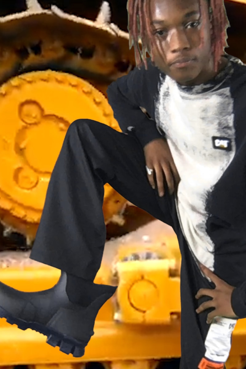 Heron Preston x Caterpillar Footwear CAT Stormer Boot Intruder Sneaker Collaboration American Designer Frontline Workers Boots Utility Tactile Collab Release Information Drop Date Closer Look