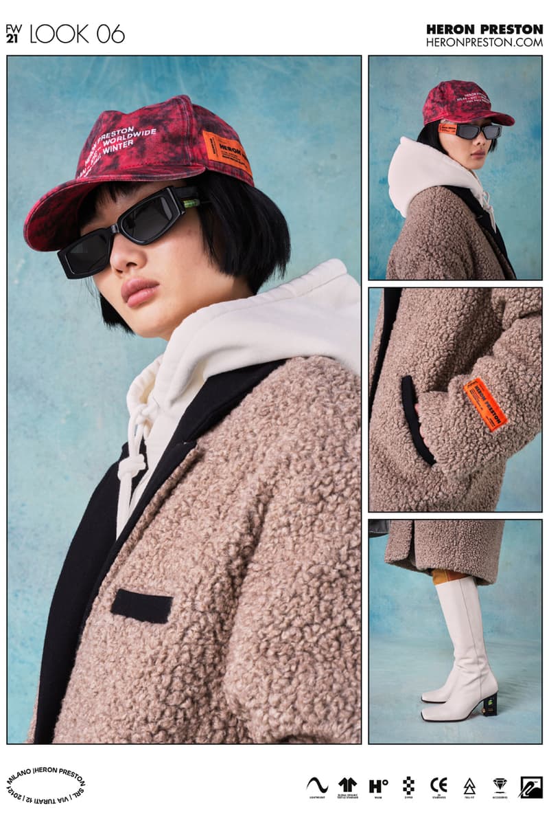 Heron Preston Fall/Winter 2021 Collection Lookbook menswear womenswear fw21 