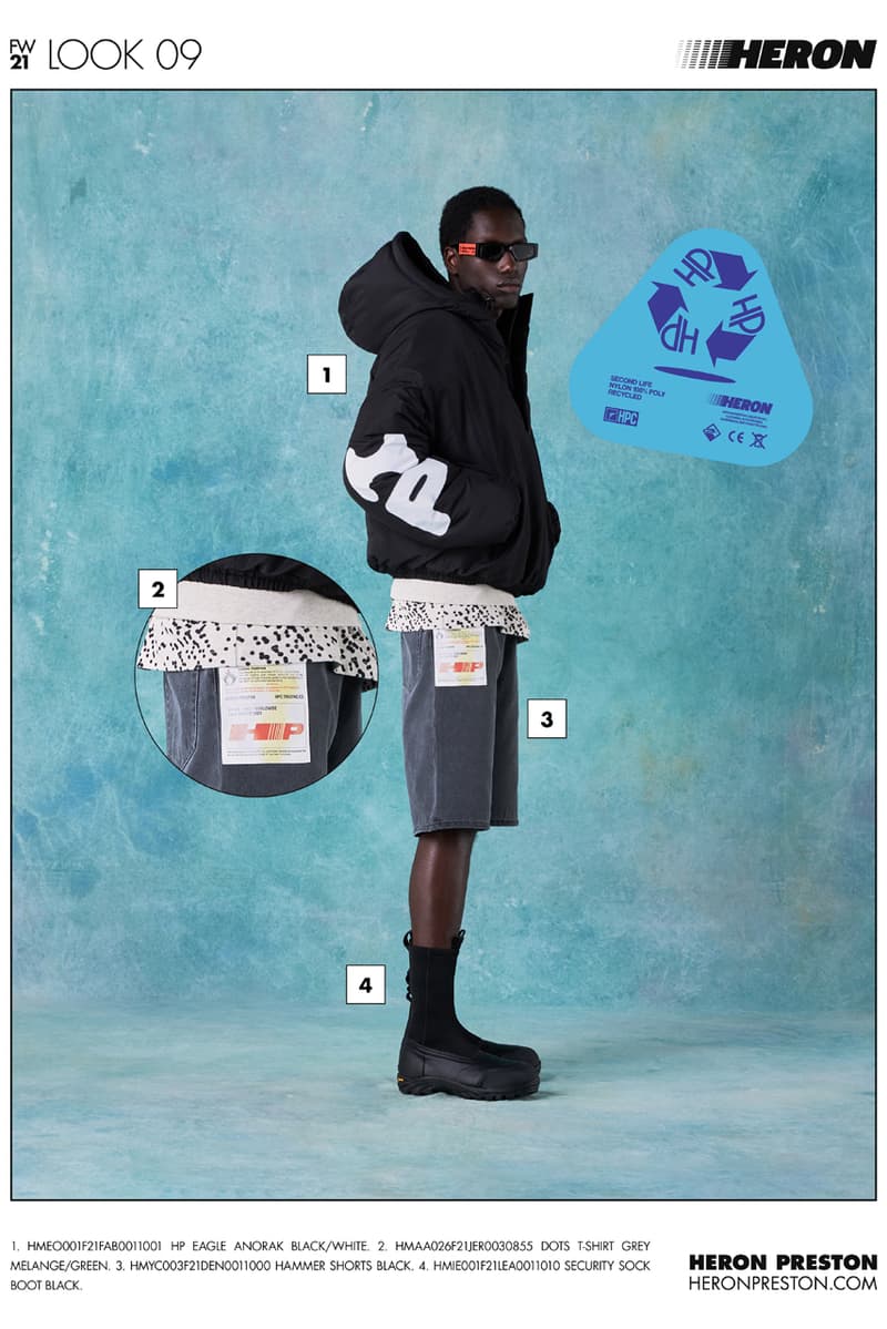 Heron Preston Fall/Winter 2021 Collection Lookbook menswear womenswear fw21