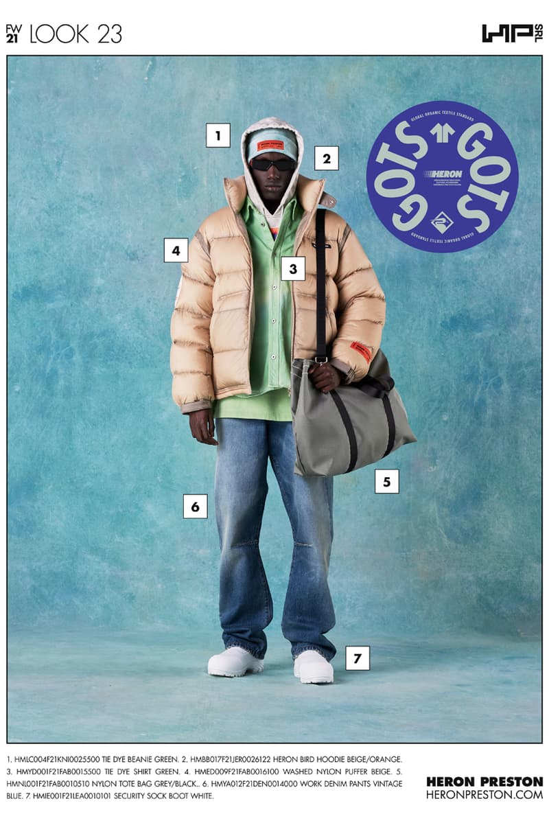 Heron Preston Fall/Winter 2021 Collection Lookbook menswear womenswear fw21