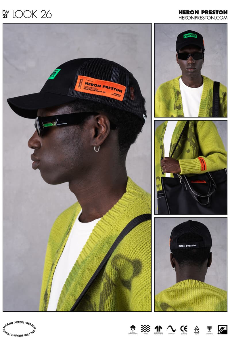 Heron Preston Fall/Winter 2021 Collection Lookbook menswear womenswear fw21 