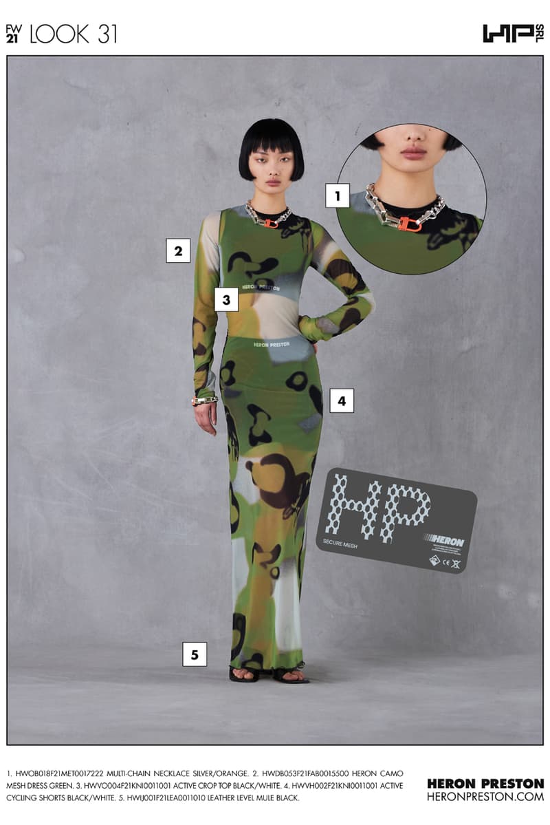Heron Preston Fall/Winter 2021 Collection Lookbook menswear womenswear fw21