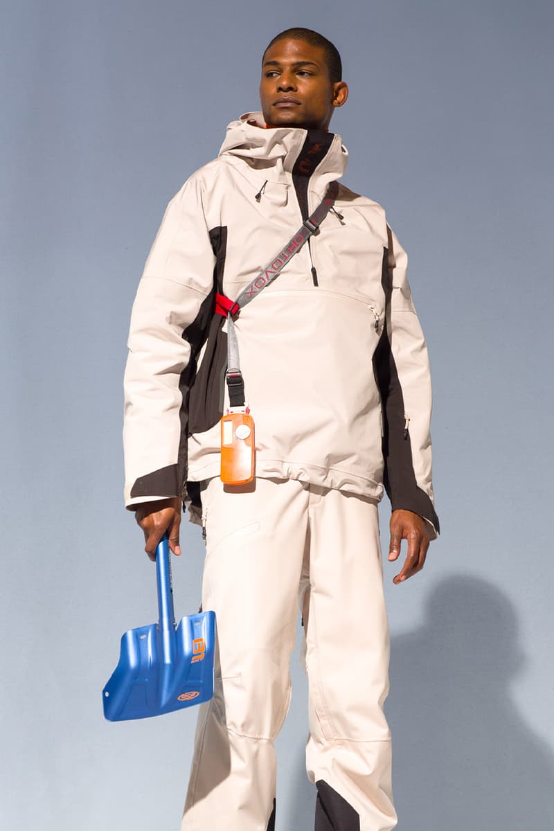 Holden winter lookbook snow sport luxury ski jackets outerwear high-end Japanese fabrics