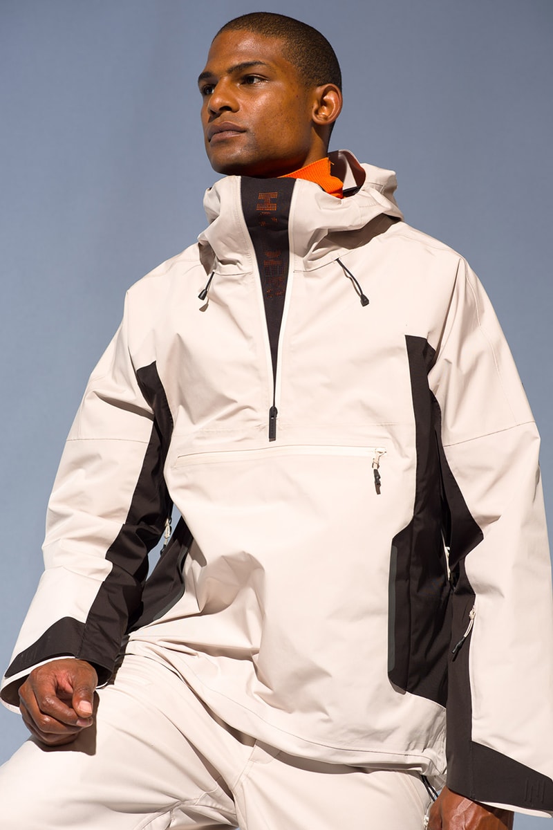 Holden winter lookbook snow sport luxury ski jackets outerwear high-end Japanese fabrics 