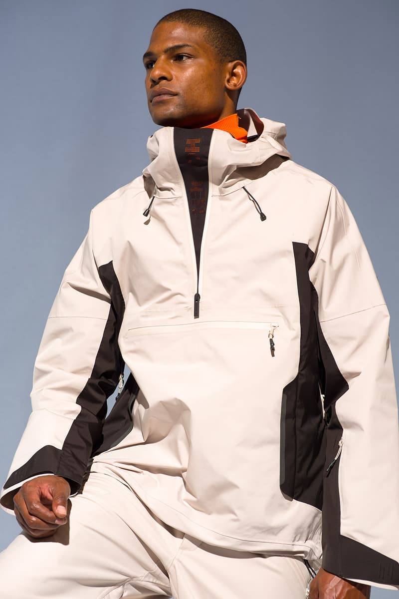 Holden winter lookbook snow sport luxury ski jackets outerwear high-end Japanese fabrics