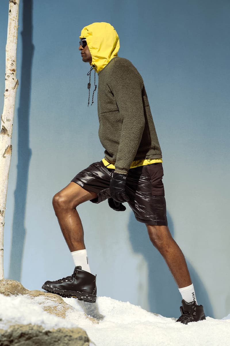 Holden winter lookbook snow sport luxury ski jackets outerwear high-end Japanese fabrics