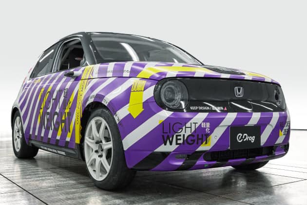 Honda e-Drag Tokyo Auto Salon N-One RS K-Climb Drag Racing Hill Climbing Kei Car E-Prototype Electric Cars Vehicle Japan Small City Concepts