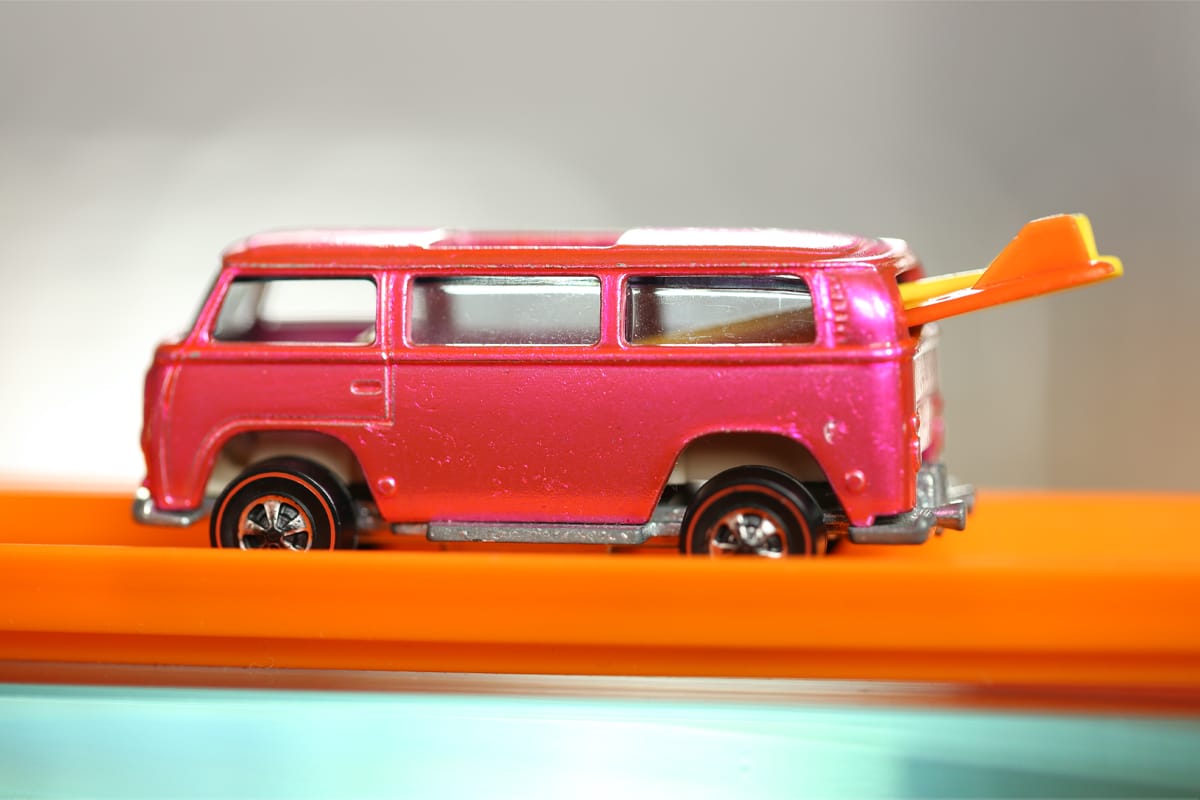 pink hot wheels van