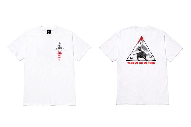 huf year of the ox apparel collection release info hoodie crewneck t-shirt tee long sleeve chinese new year release info date photos price store list buying guide
